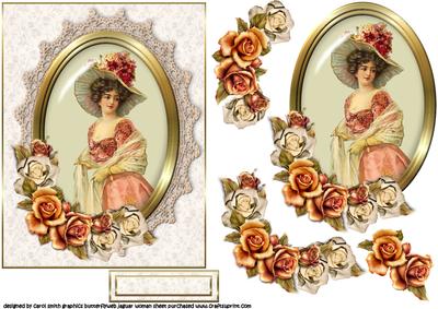 Aint She Sweet Vintage Lady