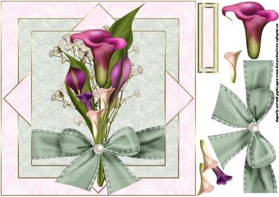 8x8 Plain and Simple Calla Lilies