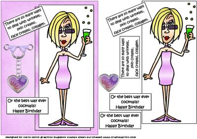 J.j. Loves Cocktails Quick Card