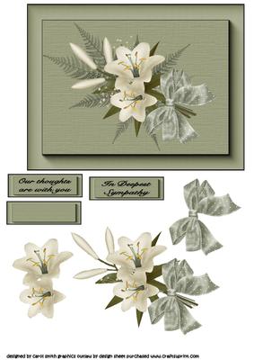 Sympathy Lilies