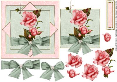 A Rose Pure and Simple Decoupage