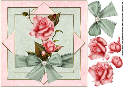 8x8 a Rose Pure and Simple