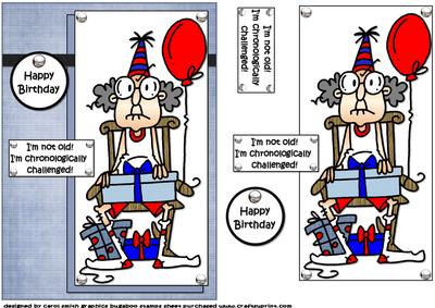 Gus Says He's Not Old Quick Card
