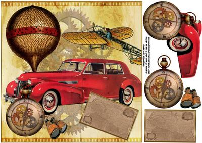 8x8 Modes of Travel Vintage