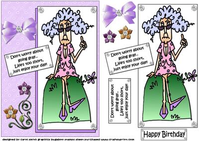 Stella Says Enjoy Your Day, Quick Card