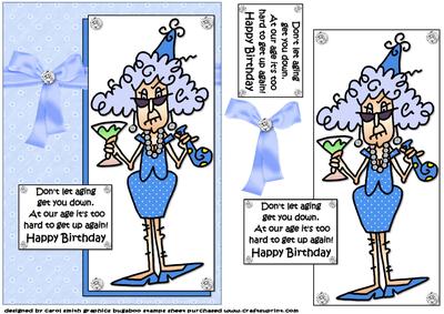 Stella Don't Let Aging Get You Down Quick Card