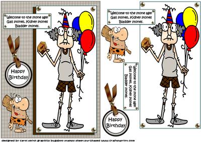 Gus is in the Stone Age Quick Card