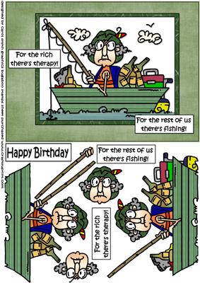 Gus Fishes for Tharapy
