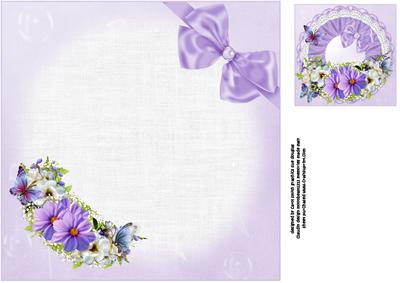 8x8 Purple Splendor Insert Plate