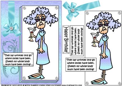 Stella's Body Has Been Smiling Quick Card