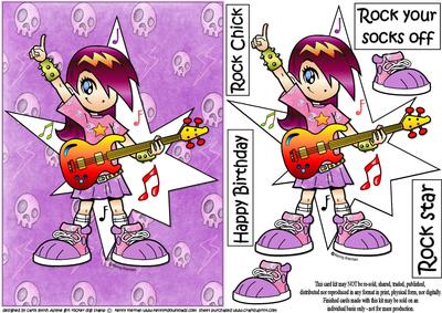 Rock Chick Anime Quick Card