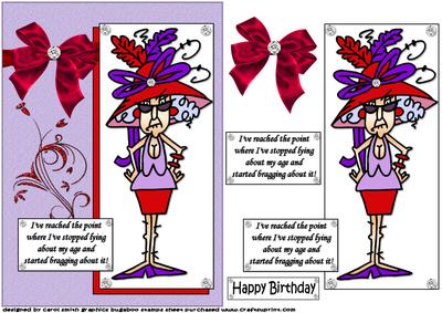 Stella is Bragging About Her Age Quick Card