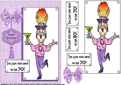 Edna is Sexy at 70 Quick Card