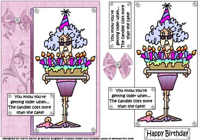 Stella Has Expensive Candles Quick Card