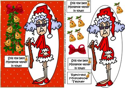 Stella's the Best Mistletoe Tester Quick Card
