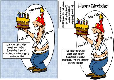 Stan is Laughing on Your Birthday Quick Card