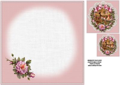 8x8 Beautiful Roses Scene Insert Plate