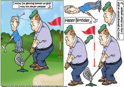 Shaun's Getting Better at Golf