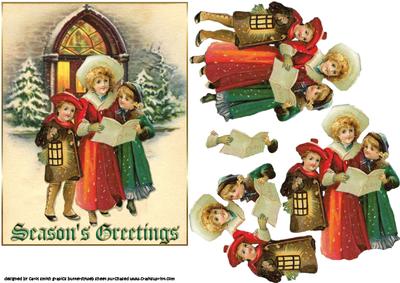 Vintage Christmas Carolers