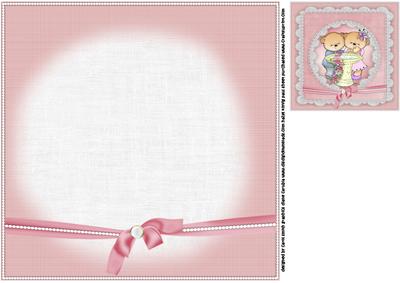 8x8 Baby Girl Christening Insert Plate