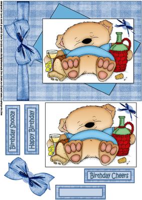 Birthday Snooze Quick Card
