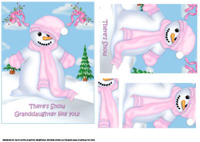 There's Snow Granddaughter Like You Pyramid