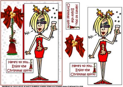 J.j and Christmas Spirit Quick Card