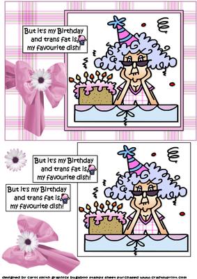 Stella Likes Trans Fats Quick Card