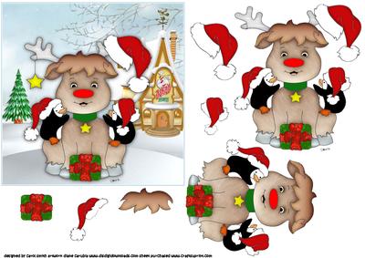 Reindeer Friends 1