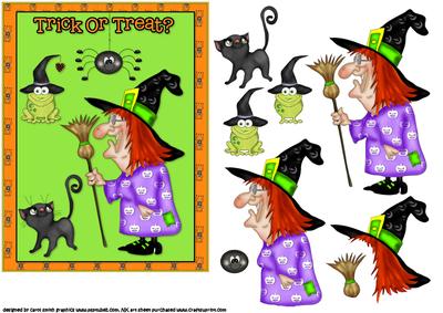 Winnie Witch Says Trick or Treat