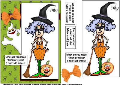 Stella is Ready for Halloween Quick Card
