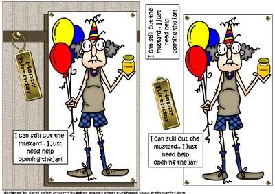 Gus Needs a Little Help Quick Card
