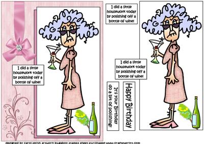 Stella Did Some House Work Quick Card