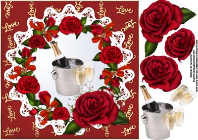 8x8 Anniversary Roses