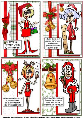 Selection of Four Stella and Friends Christmas Toppers