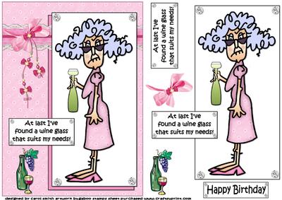 Stella Has Found the Perfect Glass Quick Card