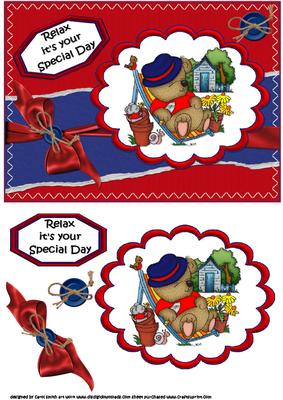 Gardening Ted Quick Card
