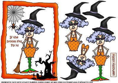 Stella and Her Halloween Broom
