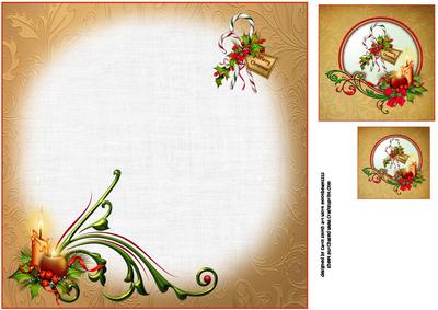 8x8 the Christmas Candy Canes Insert