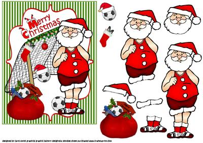 Santa Plays Football