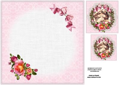 8x8 Anniversary Roses Insert Plate