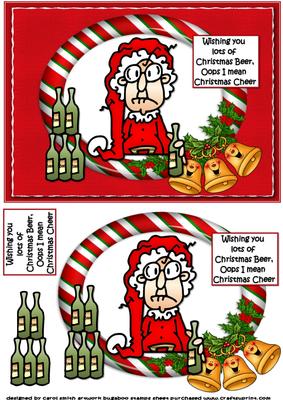 Gus Sends Christmas Cheer Quick Card