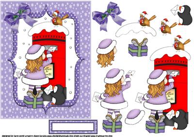 Letters to Santa Purple