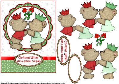 Kissing Christmas Special Couple Red