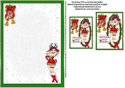 Merry Christmas from Your Little Vixen Insert Plate