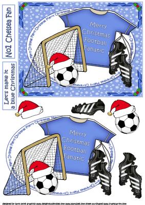 Chelsea Blue Football Christmas