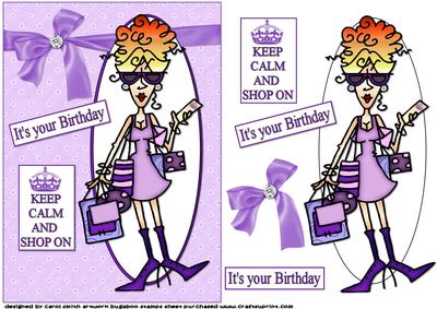 Rita Says Keep Calm Quick Card