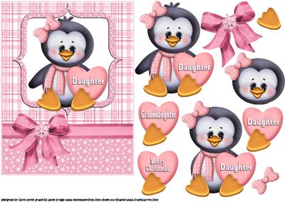 Christmas Penguin Daughter