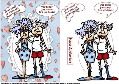 Stella and Gus Have a Long and Happy Marriage Quick Card
