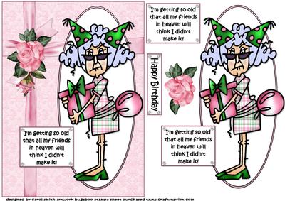 Stella's Getting Old Quick Card